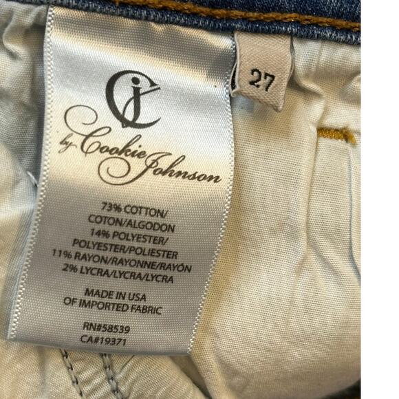CJ by Cookie Johnson Glory Slim Boyfriend Jeans Medium Wash Women’s Size 27 - Picture 8 of 8